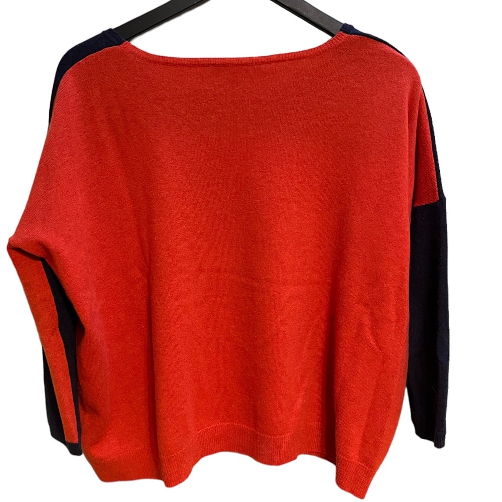 Maje Color Block Crewneck Wool/Cashmere Blend - image 3